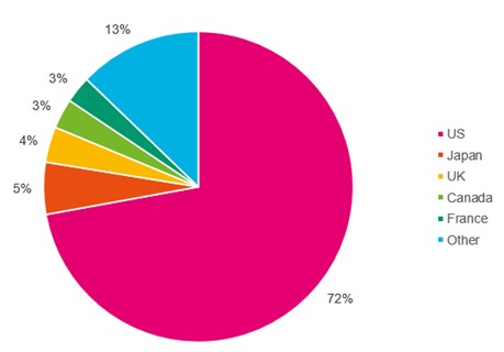 Figure 2: MSCI World Global Equity Allocation (Source: MSCI)