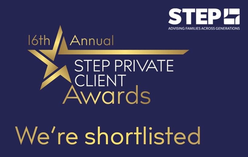 The Private Office are shortlisted for a STEP Award