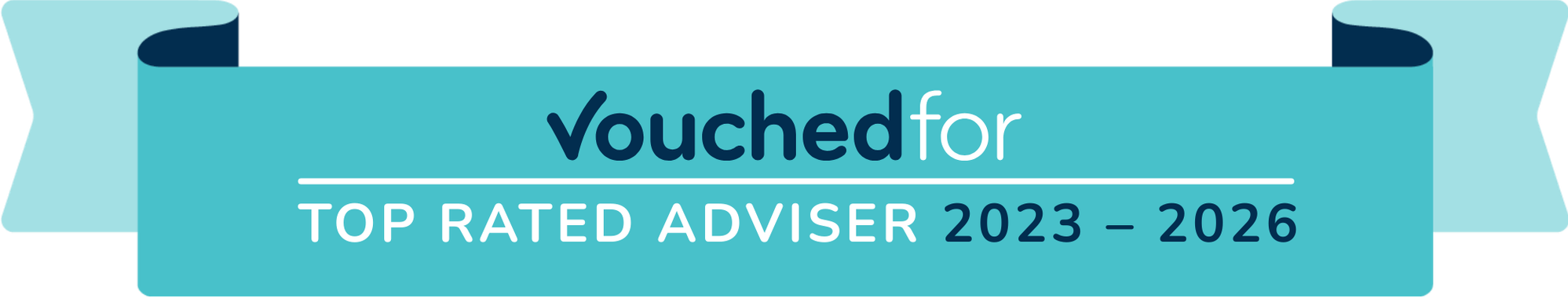 VouchedFor Top Rated Adviser 2023-2026