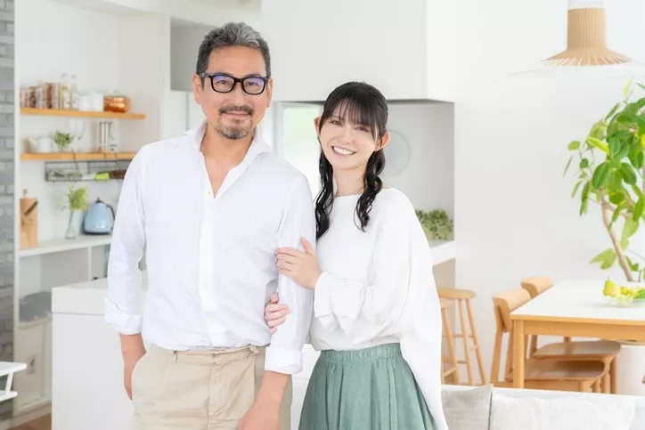 A middle-aged couple