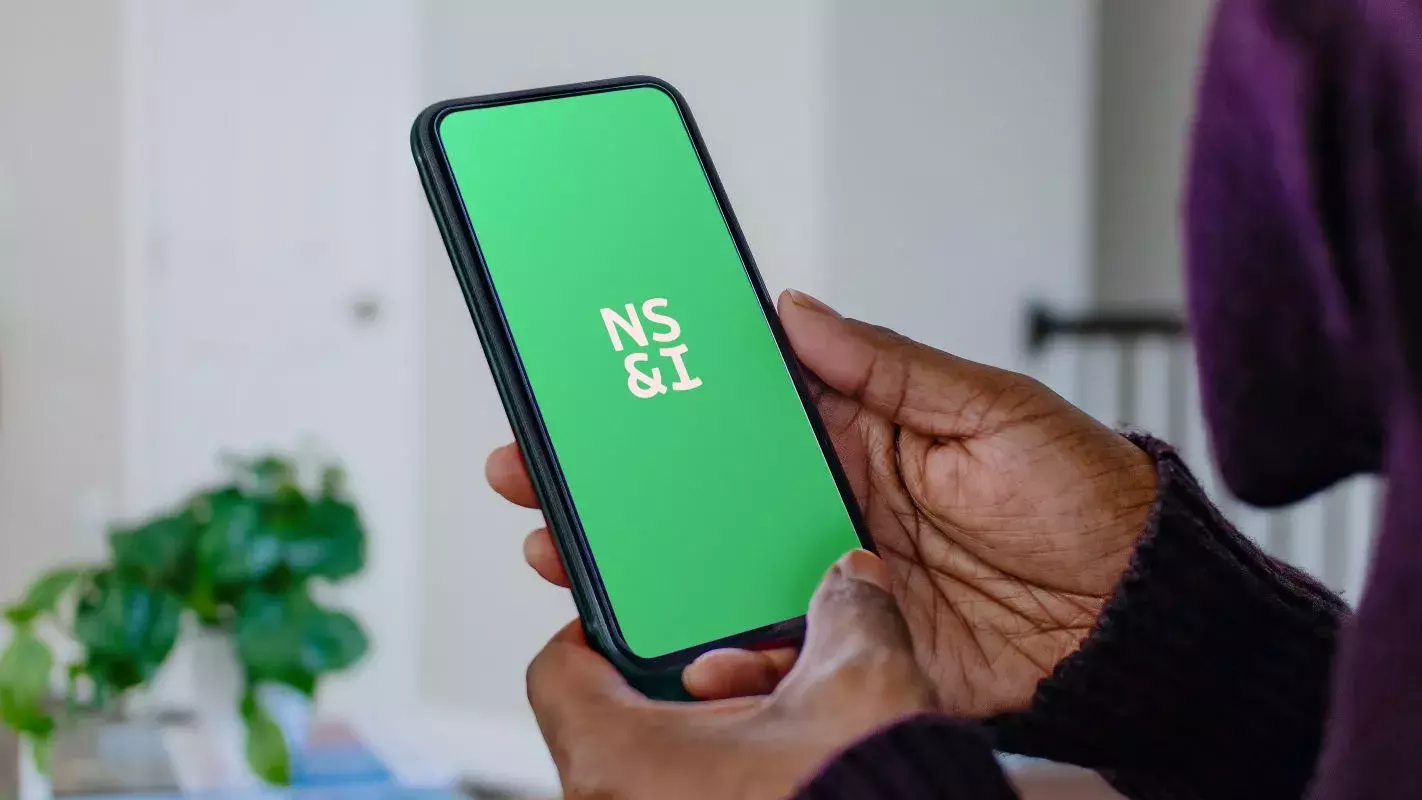 NS&amp;I logo on mobile