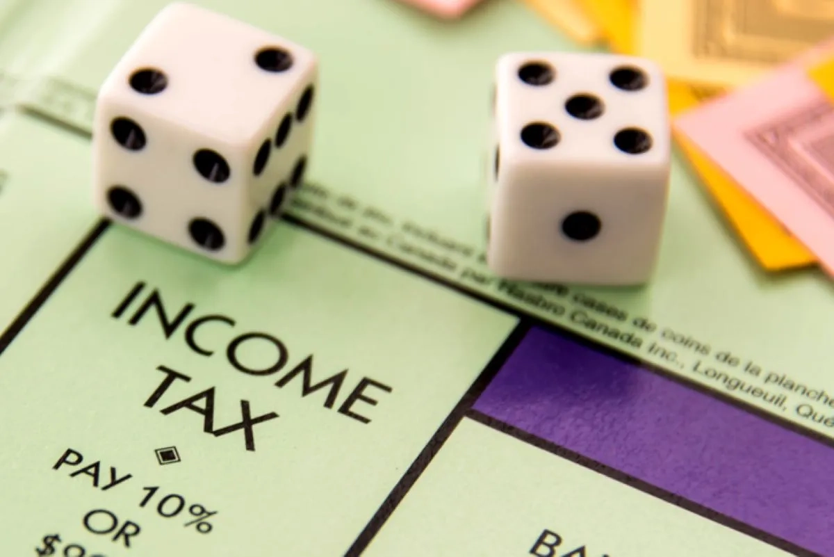 monopoly game and dices