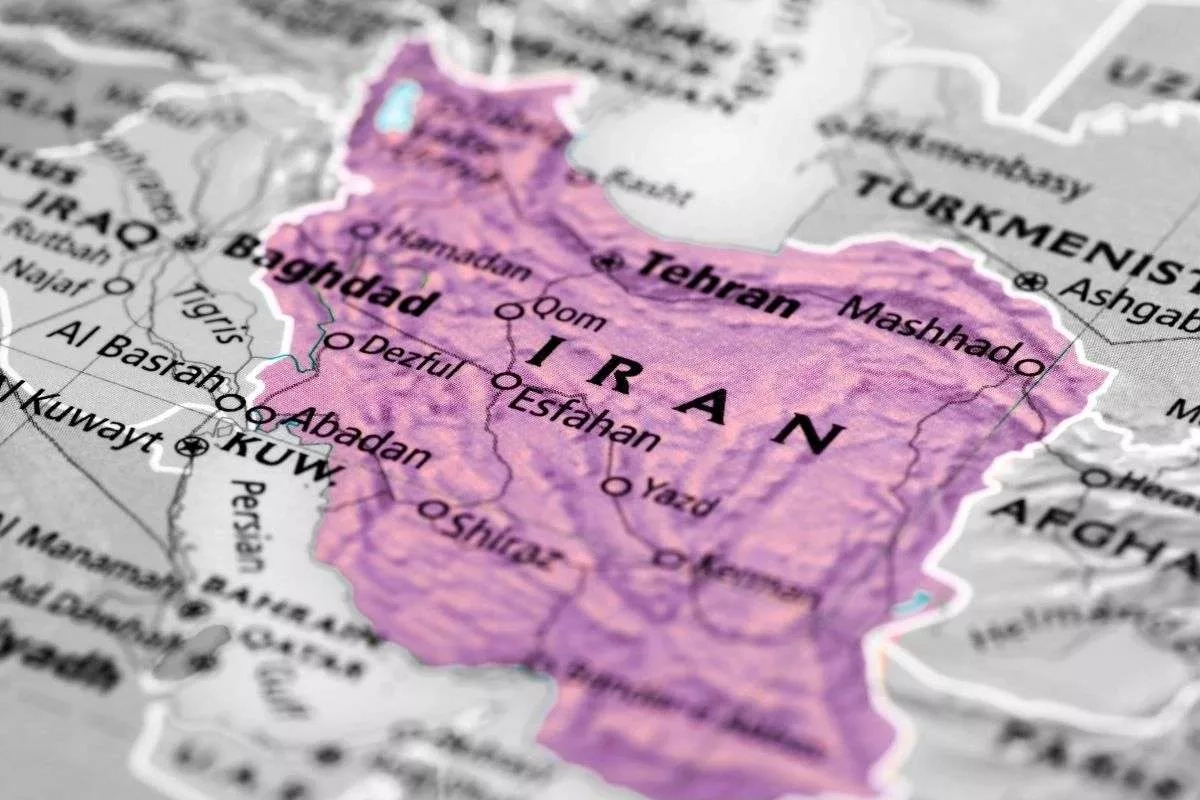 a map of Iran