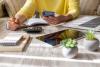Woman Setting Financial Goals at Home