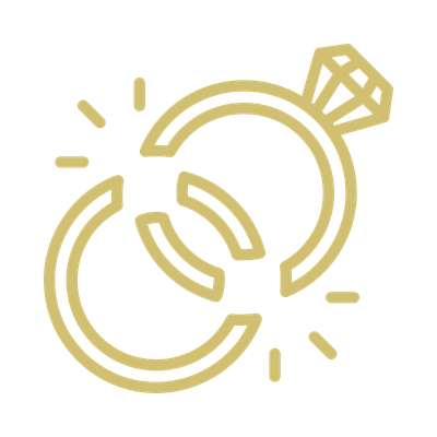 An icon representing divorce